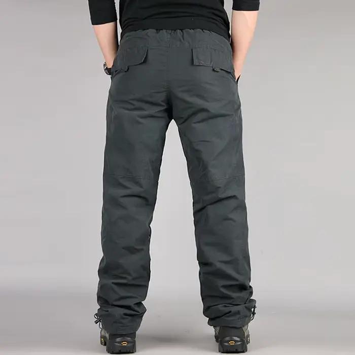 Pantalon polaire épais hiver homme - chaud pour pêche statique et observation hivernale