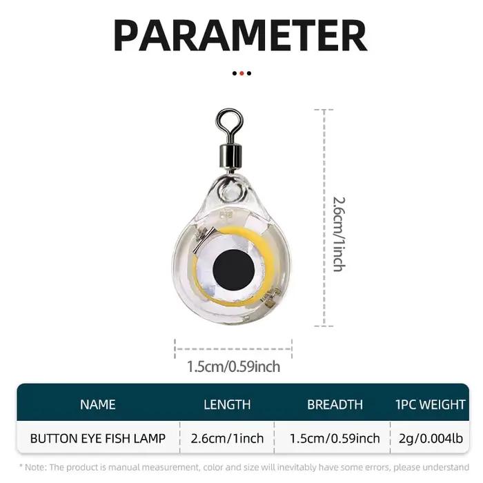 10 LED attracteurs lumineux pour pêche profonde - lumière sous-marine pour calmar et poissons