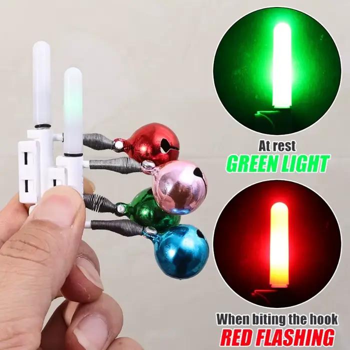 Détecteur double cloche étanche CR425 LED - indicateur lumineux pêche nuit rock fishing