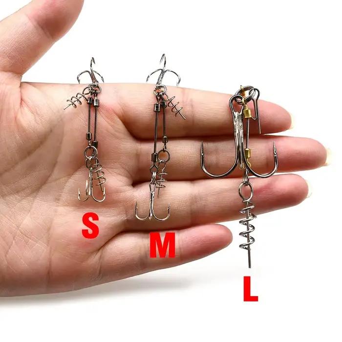 Treble Hooks Acier au Carbone pour Pêche en Mer Océanique Haute Performance Occasions Spéciales