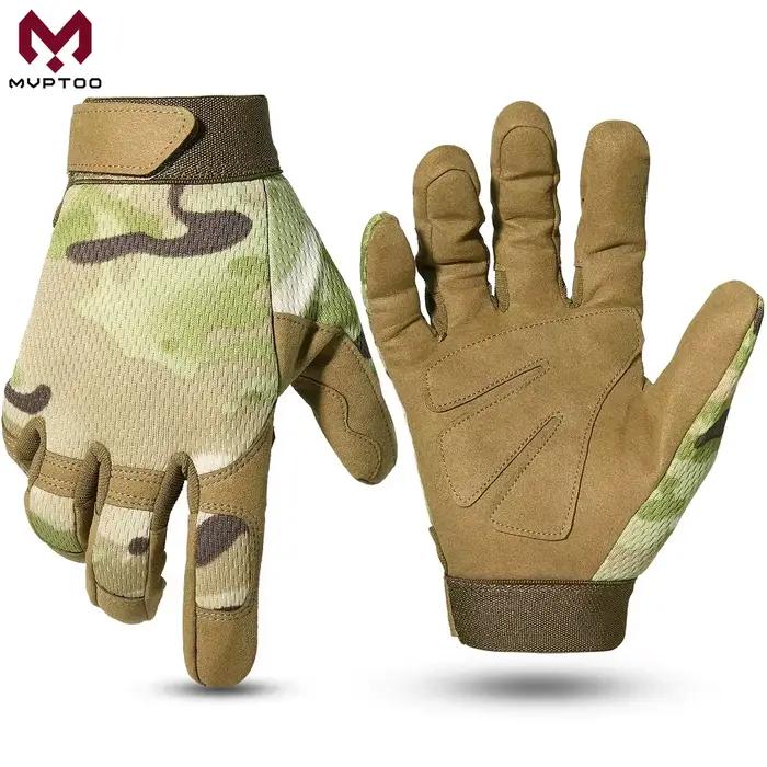 Gants tactiques outdoor unisexe avec écran tactile pour pêche, chasse, cyclisme, camping et randonnée, résistants et antidérapants