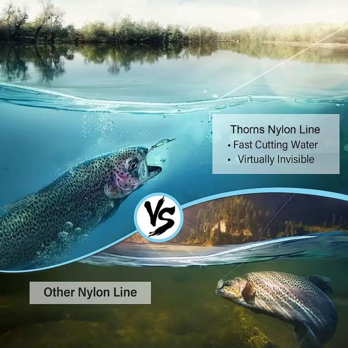 Ligne de pêche monofilament 1000M super résistante nylon fluorocarbone pour carpe et pêche sportive