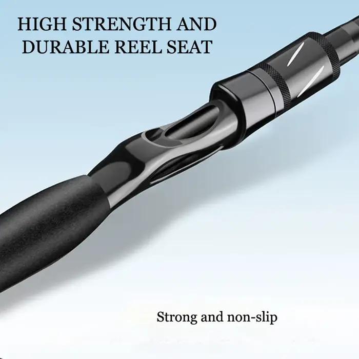 Canne pêche télescopique SIECHI fibre carbone 1.8m-2.7m super rigide pour carpe et leurres