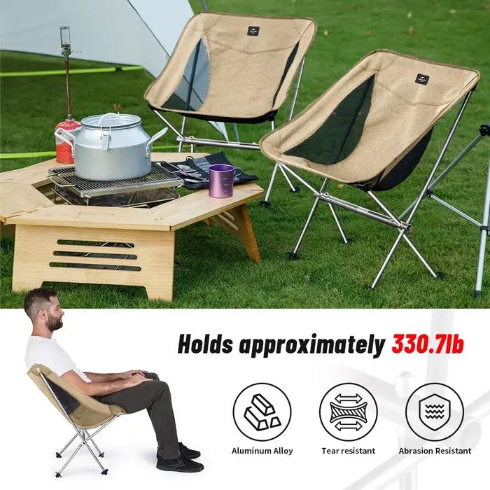 Chaise pliante ultralégère Naturehike 2024 haute résistance - Siège pêche camping transport facile