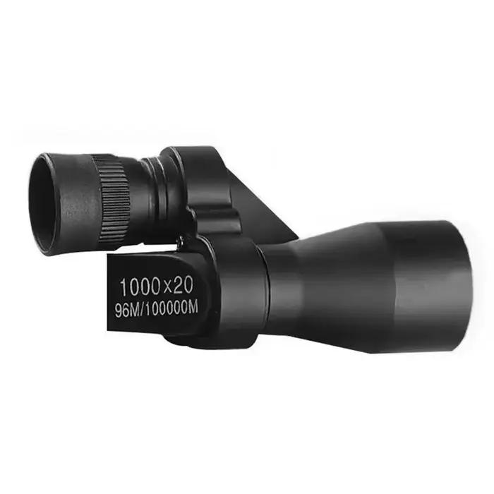 Mini télescope monoculaire portable 1000x20 pour observation haute puissance et capture d'images de qualité professionnelle pour pêcheurs et amateurs de la nature