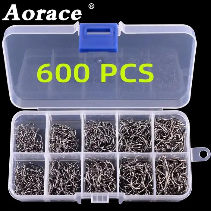 Set d'hameçons Aorace en acier haute teneur en carbone pour pêche en roche - Matériel de pêche durable