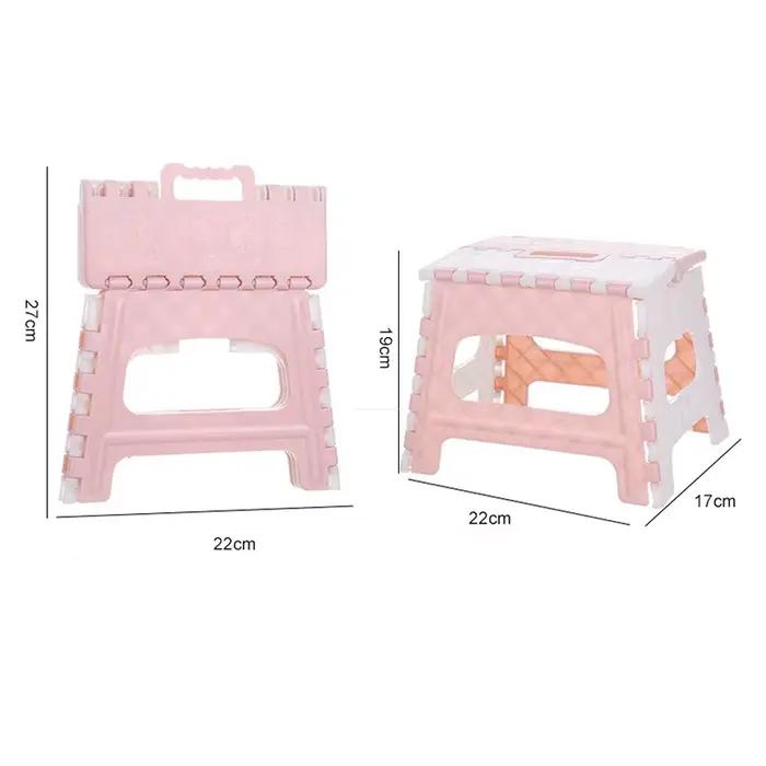 Tabouret pliant multifonction portable pêche randonnée siège pliable coloré pour enfants et marchepied activités de plein air