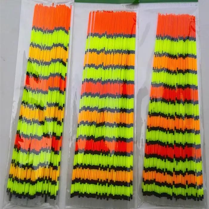 10 flotteurs pêche queue droite cône pointe visibilité accrue dérive accessoires équipement