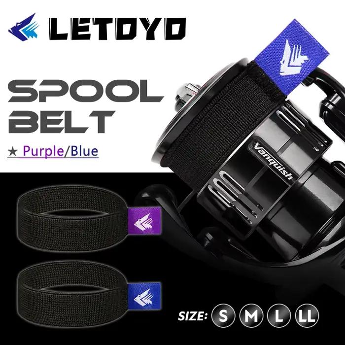 Ceinture de bobine LETOYO 4 pièces pour moulinet spinning - couverture durable avec poignée
