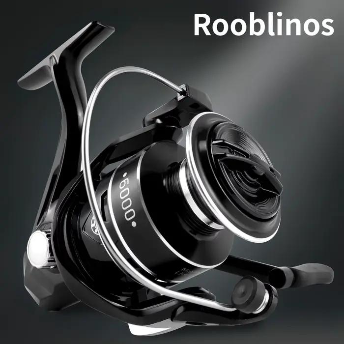 Moulinet spinning Rooblinos HY1000-7000 max drag 10kg bobine métal rocker pliant gauche droite pour pêche mer et rivière