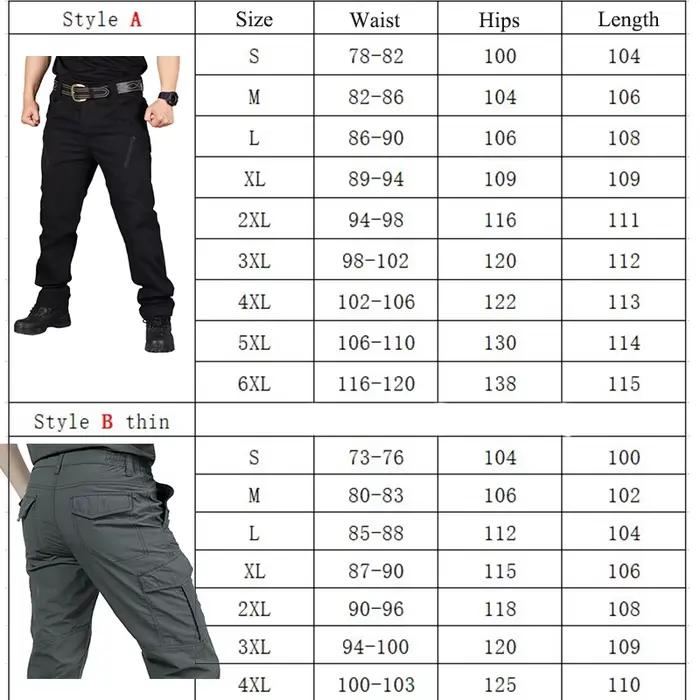 Pantalon tactique imperméable SWAT camouflage pêche chasse - Cargo multi-poches homme outdoor