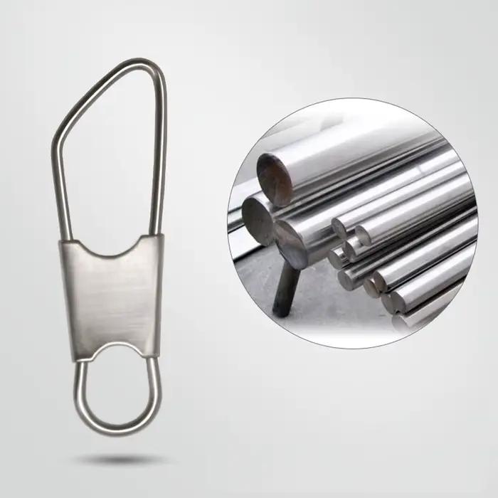 Lot 50-100 pièces connecteurs pêche acier carbone DNDYUJU snaps roulements émerillons accessoires complets