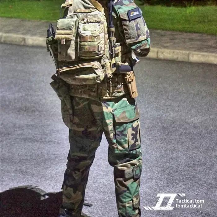 Pantalon combat Rongkun résistant aux rayures robuste pour hommes pêche aventurière survie randonnée activité plein air