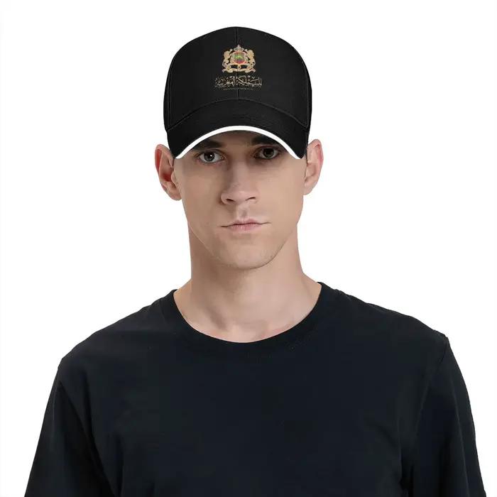 Casquette baseball Maroc drapeau y2k pour pêche et camping été homme femme