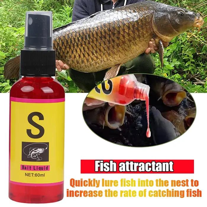 Appât liquide 60ml pour carpe et poisson blanc - Solution aqueuse amorce - Additif pour pêche
