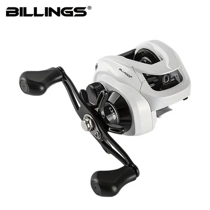 Moulinet casting BILLINGS AW 200 - Ratio 6.3:1 frein 18lb - Eau douce et mer polyvalent