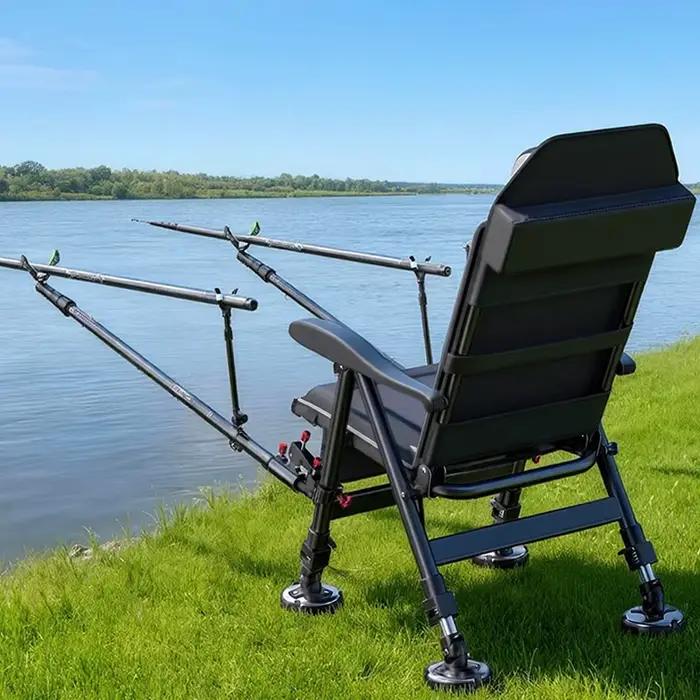 Fauteuil de pêche pliable style européen 2026 - Siège tout-terrain pour pêche en wilderness