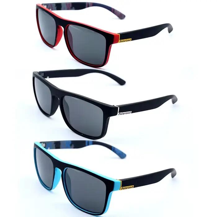 Lunettes de pêche polarisées sport - Cadre carré métal - Personnalisables hommes femmes