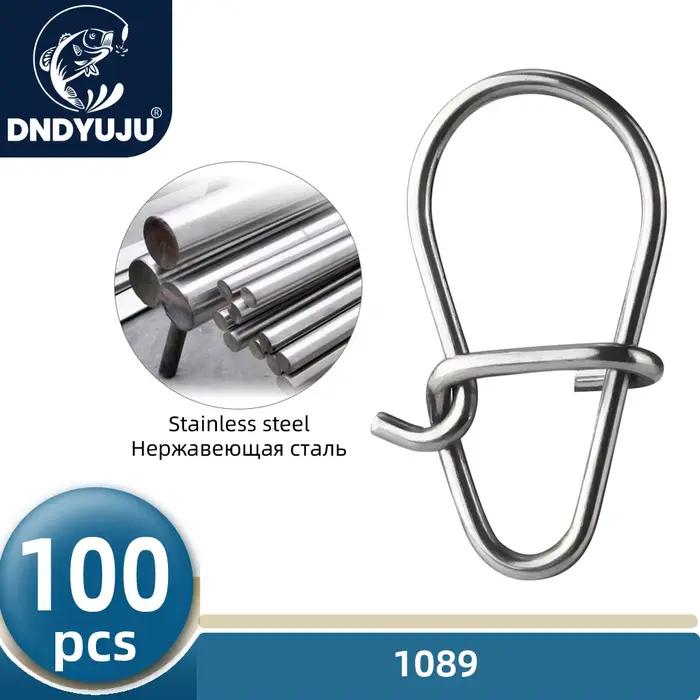 Snap Rolling Swivel en Acier Inoxydable 304 pour Pêche - Connecteur Leurres et Appâts - Accessoires Pêche Durable
