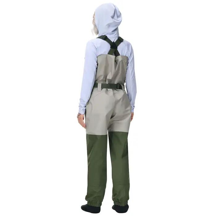 Waders de pêche femme étanches et respirantes Bassdash IMMERSE, cuissardes légères pour pêche à la cuisse