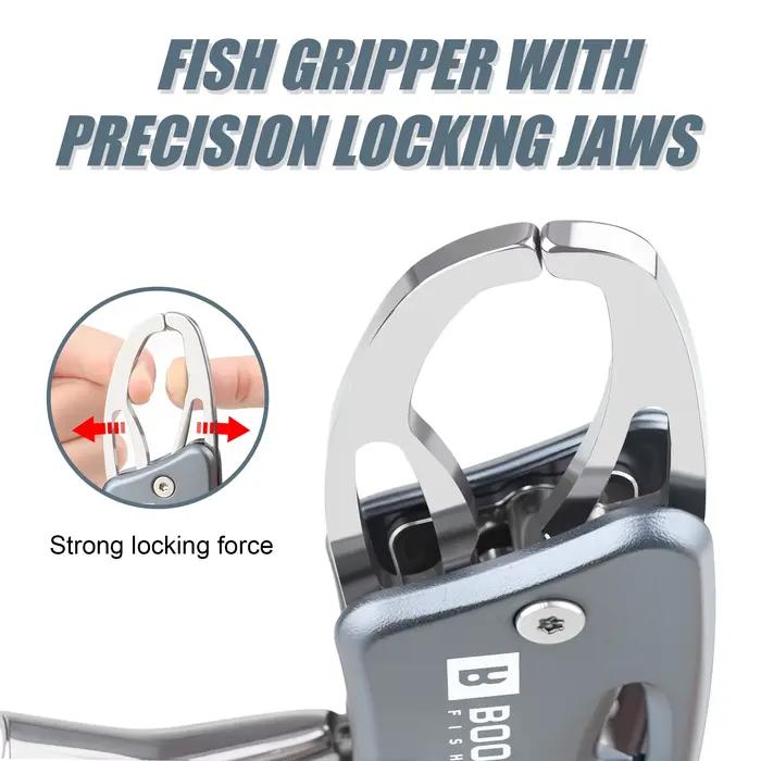 Pince grip pêche en alliage aluminium - Pince à lèvres pour saisir et manipuler poissons