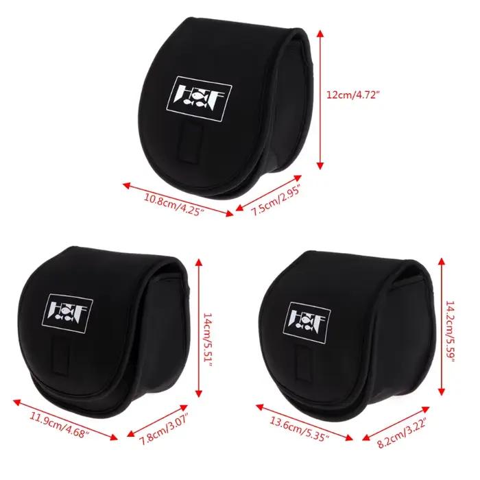 Étui de protection imperméable pour moulinets spinning et casting, pochette de rangement accessoires pêche