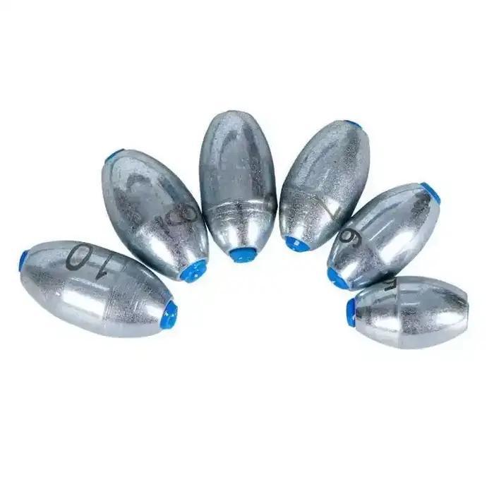 Plombs de pêche creux alliage acier carbone 20 pièces 3g à 10g - Poids appâts leurres