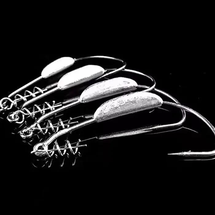 10 hameçons offset jig crank 2g 3g 5g 7g pour Texas rigs pêche leurres souples worm