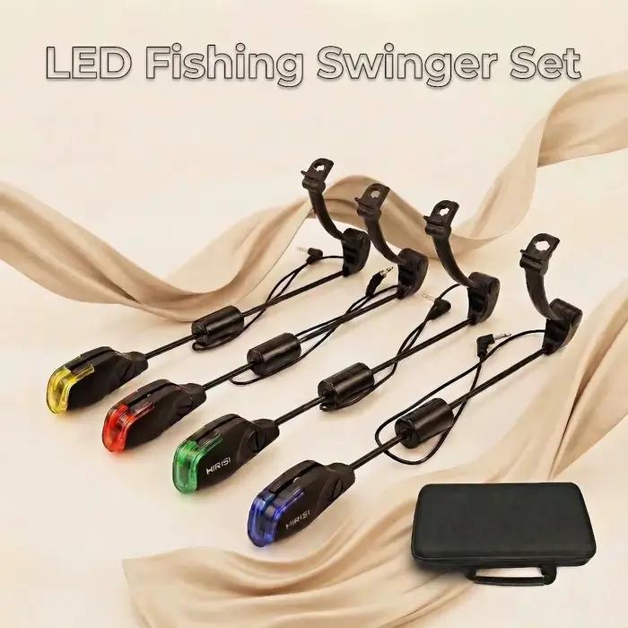 Support indicateur Hirisi B2011 lumineux pour alarmes de pêche - Base amovible réglable