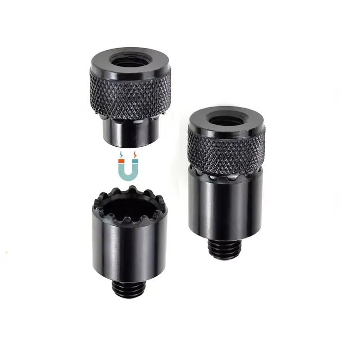 Adaptateur aluminium Quick-Change Hirisi AQ210 - Connecteur universel pour alarmes et rod pods pêche carpe