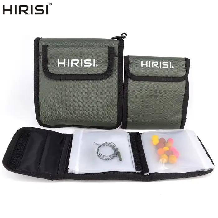Sac de rangement transparent pour montages de pêche carpe porte-leurres et hair rigs