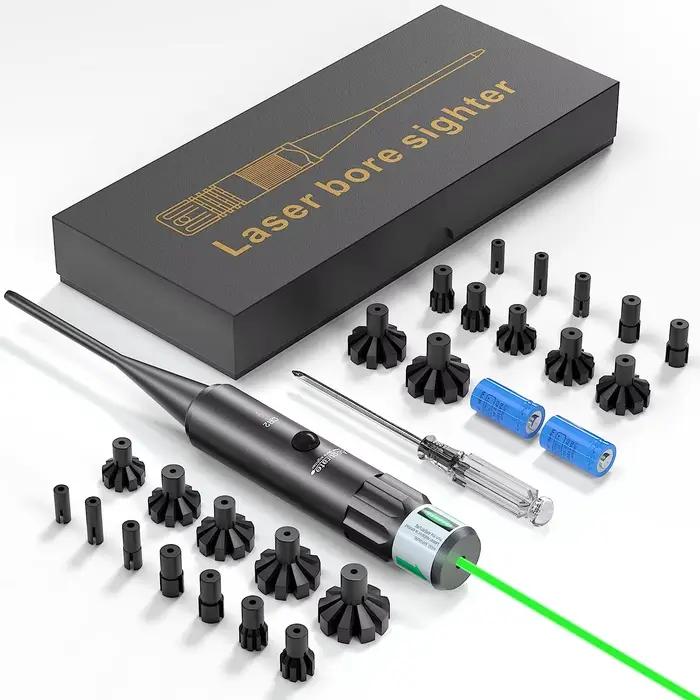 Viseur laser de calibre .22 à .78 pour alignement fusil - Accessoire précision pêche et chasse