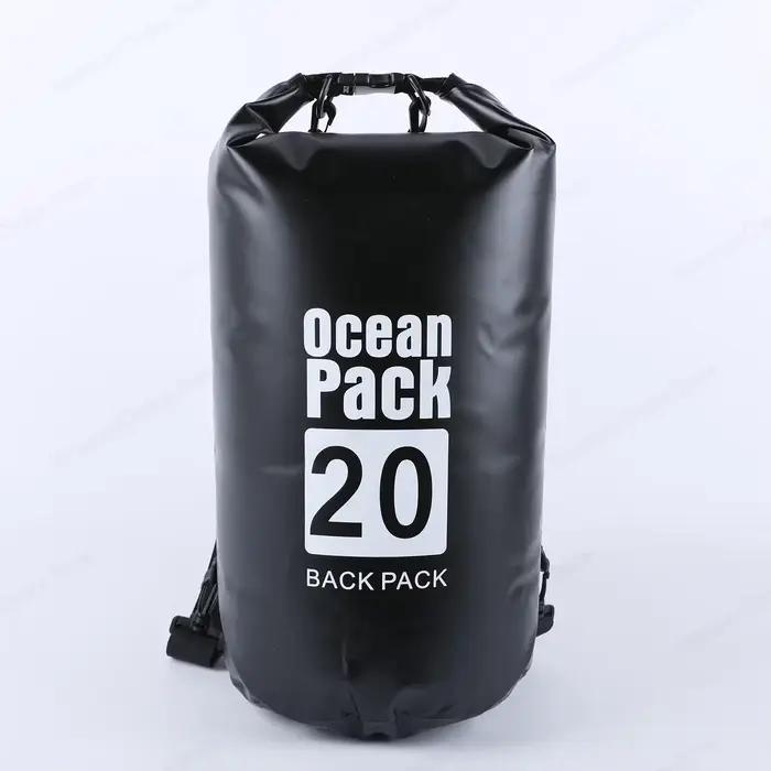 Sac à bandoulière étanche en PVC 10L pour pêche natation kayak et activités en plein air polyvalent pour femmes et hommes