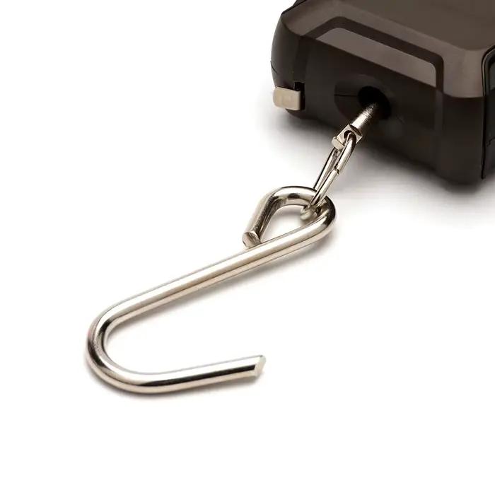 Balance électronique LCD Hirisi 50kg avec règle, pèse-carpes portable antidérapant pour la pêche