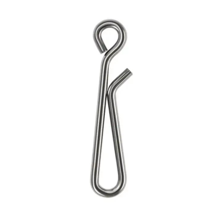 Émerillons à clip rapide DNDYUJU 30/50/100 pièces acier inoxydable - Accessoires pour leurres et pêche à la traîne