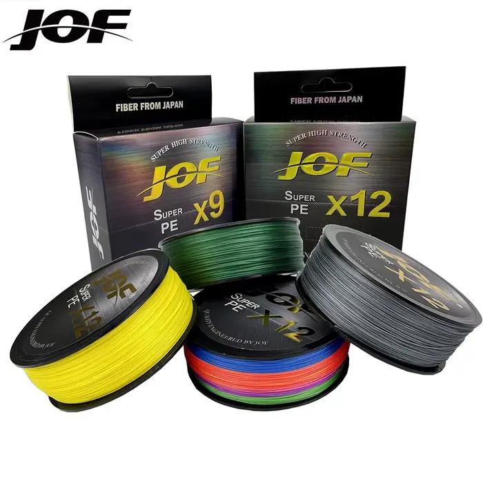 Ligne de pêche japonaise JOF multifilament PE 12 brins, ultra résistante pour la carpe, 20 à
