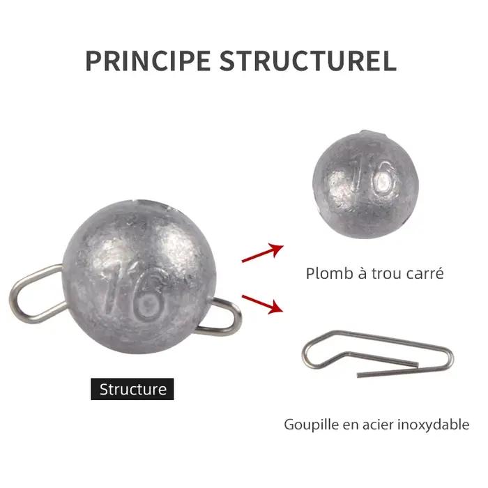 Têtes plombées MEREDITH 2g-18g jig head plomb balle eau profonde leurres souples pêche
