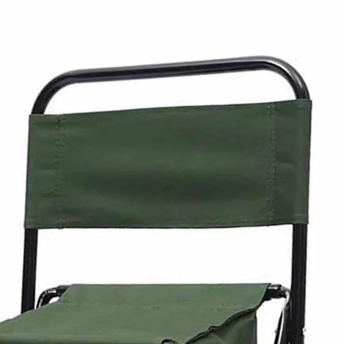 Fauteuil pliant camping avec sac transport - Chaise pêche loisirs portable dossier confortable