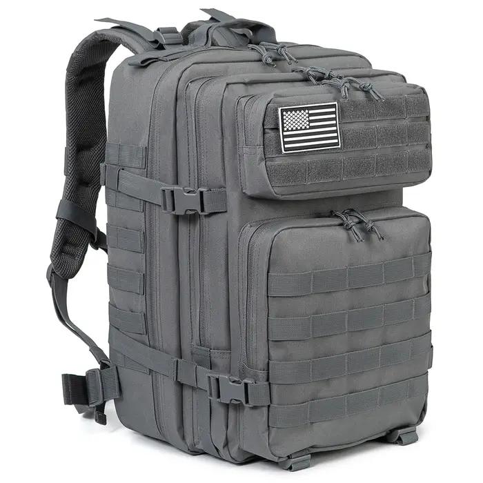 Sac à dos tactique 50L/30L ultra-résistant pour travail, militaire et pêche - autonomie 3 jours