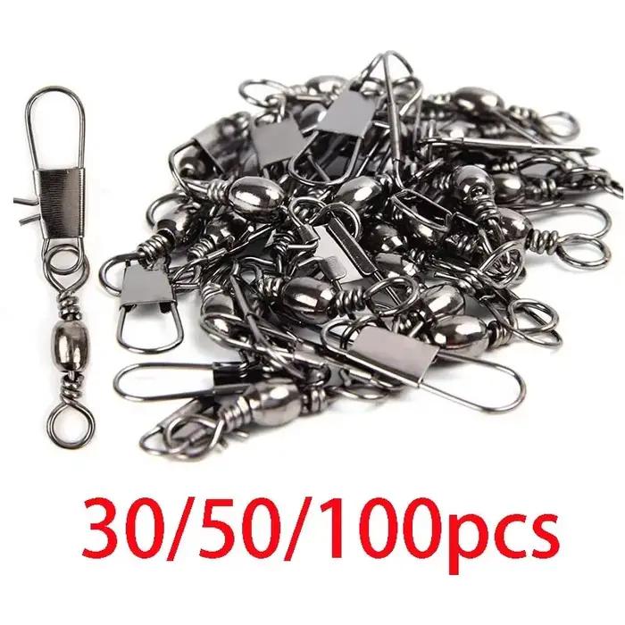 Outils pêche carpe roulements à billes 30/50/100 pièces accessoires professionnels pour appâts