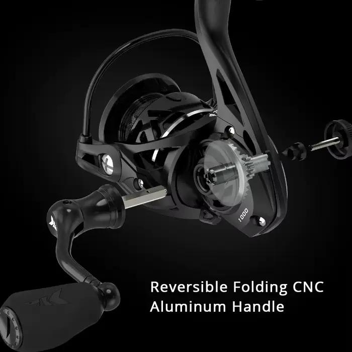Moulinet de pêche KastKing Zephyr en graphite avec traînée de 10 kg pour pêche en eau douce et en eau salée pour les amateurs de pêche à l'achigan et à la truite