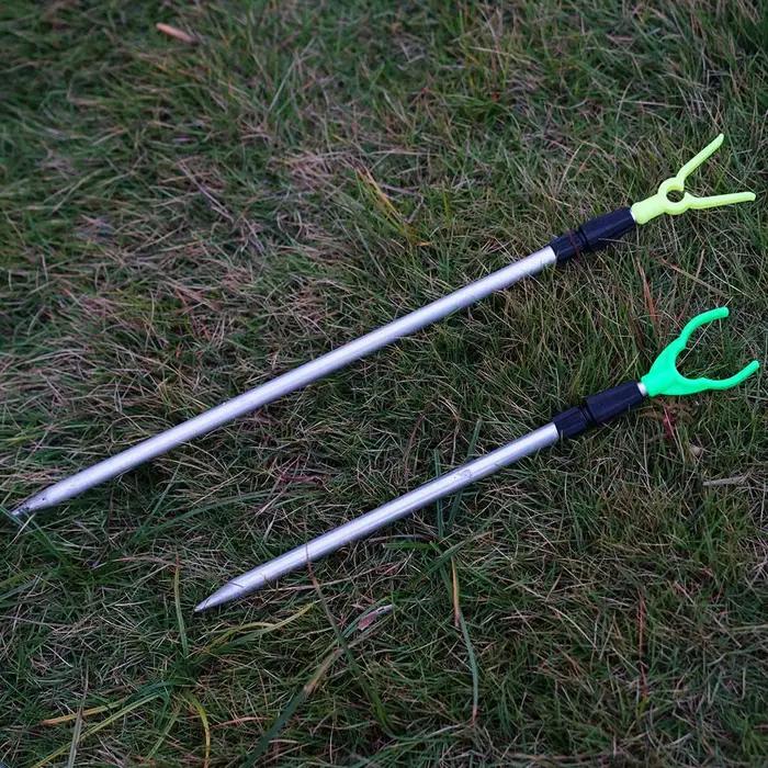 50/80cm Fishing Bankstick Adjustable Extending Rod Rest Telescopic Fishing Stand