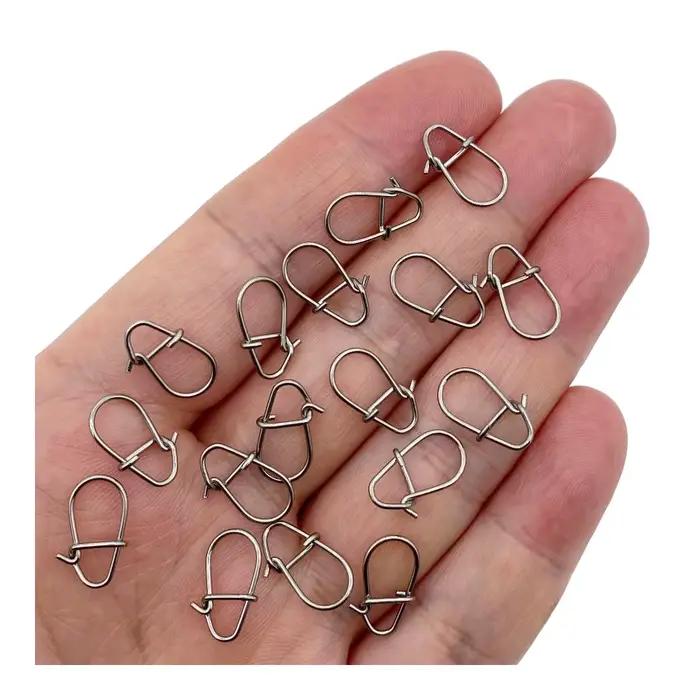 50 émerillons pêche mer inox 304 forme gourde renforcés pour leurres et appâts naturels