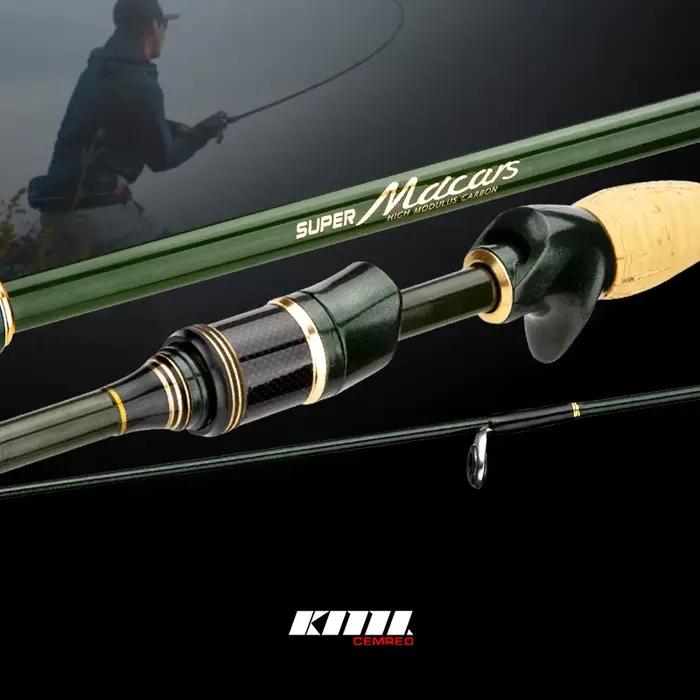 Canne Pêche Voyage CEMREO 1.8m 2.1m 2.4m Carbone Portable Spinning Casting | Tackle Qualité