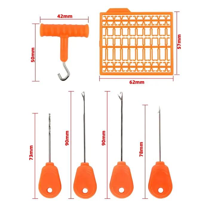 Kit aiguille pour appâts de pêche à la carpe Hirisi BT09 - 7 outils indispensables accessoires