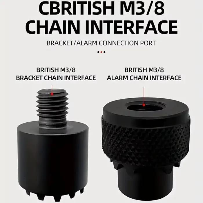 Adaptateur support canne à pêche à libération rapide avec aimant intégré pour alarme morsure - filetage M3/8