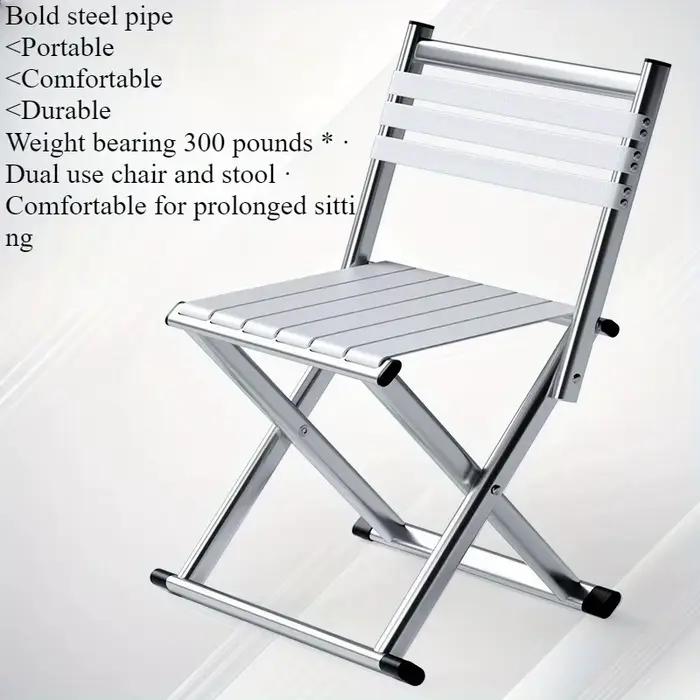 Tabouret pliant double usage pêche camping barbecue portable épais Magza extérieur