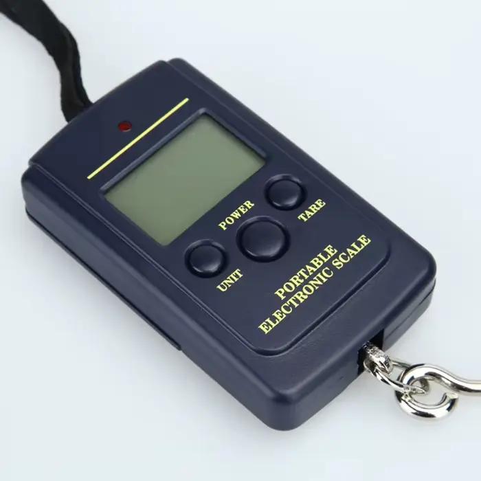 Balance électronique 40kg sans rétroéclairage - Pêche, bagages, cuisine avec sacs à bulles inclus