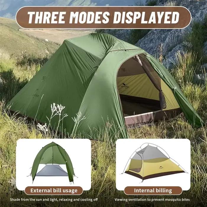 Tente Naturehike Cloud Up 2 personnes légère camping randonnée vélo pêche extérieur imperméable facile montage