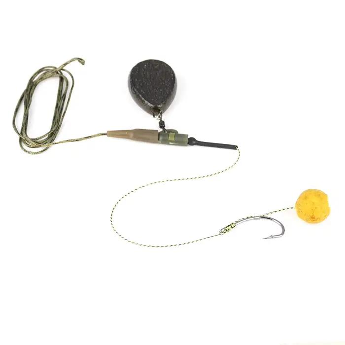 Kit 6 hair rigs prêts à pêcher pour carpe avec hameçons et ligne montage boilie accessoires